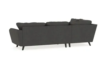 Trend Lyx 4-sits Vänstervänd L-formad Schäslongsoffa i Manchester - Mörkgrå - Products - Möbler - Soffa - Divansoffa & schäslongsoffa - 4 sits soffa med divan
