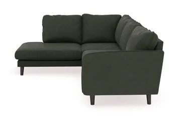 Trend Lyx 4-sits Vänstervänd L-formad Schäslongsoffa i Manchester - Mörkgrön - Products - Möbler - Soffa - Divansoffa & schäslongsoffa - 4 sits soffa med divan