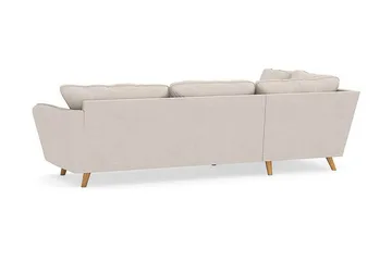 Trend Lyx 4-sits Vänstervänd L-formad Schäslongsoffa i Tyg - Beige - Products - Möbler - Soffa - Divansoffa & schäslongsoffa - 4 sits soffa med divan
