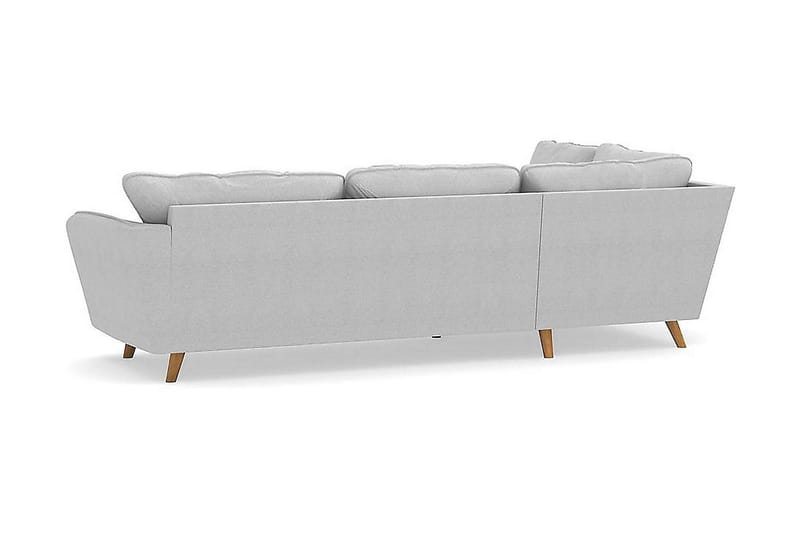 Trend Lyx 4-sits Vänstervänd L-formad Schäslongsoffa i Tyg - Ljusgrå - Products - Möbler - Soffa - Divansoffa & schäslongsoffa - 4 sits soffa med divan