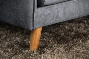 Trend Lyx Schäslongsoffa Höger - Mörkgrå/Ek - Products - Möbler - Soffa - Divansoffa & schäslongsoffa - 4 sits soffa med divan