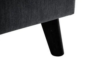 Trend Lyx Schäslongsoffa Höger - Mörkgrå/Svart - Products - Möbler - Soffa - Divansoffa & schäslongsoffa - 4 sits soffa med divan