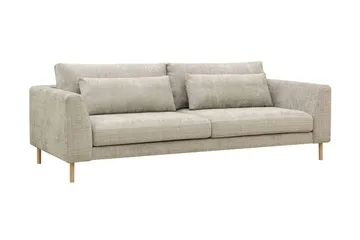 Florenz 3-sits Soffa i Chenille - Grå / Beige - Products - Möbler - Soffa - 3 sits soffa