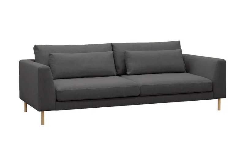 Florenz 3-sits Tygsoffa - Mörkgrå - Products - Möbler - Soffa - 3 sits soffa