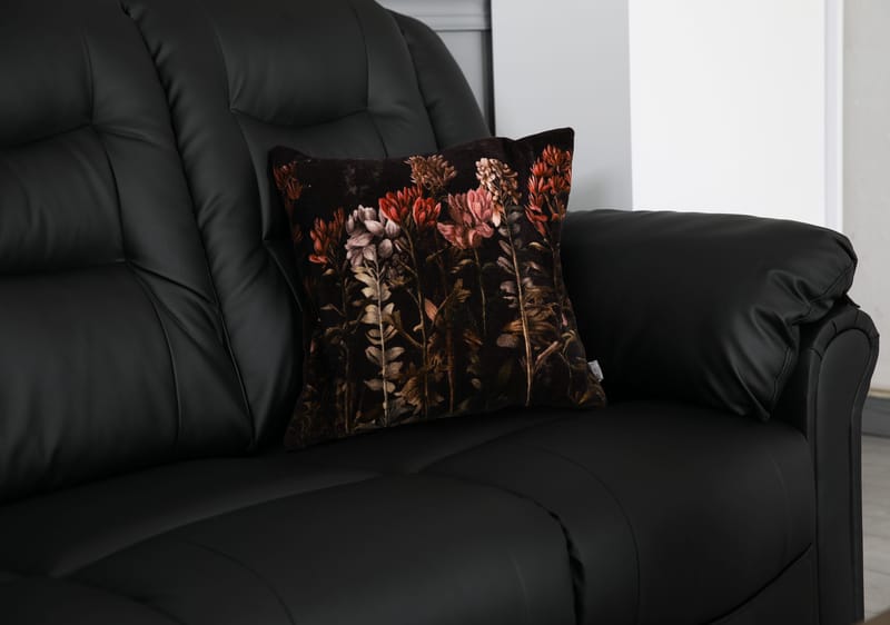 Hörnsoffa svart konstläder 5-sits - Peking - Svart - Products - Möbler - Soffa - Hörnsoffa