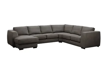 Optus 5-sits Hörnsoffa med divan vändbar - Mörkgrå - Products - Möbler - Soffa - Hörnsoffa