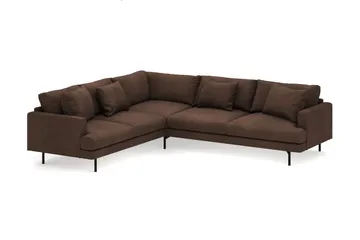 Menard 6-sits Vänstervänd L-formad Hörnsoffa i Manchester - Brun - Products - Möbler - Soffa - Hörnsoffa