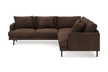 Menard 6-sits Vänstervänd L-formad Hörnsoffa i Manchester - Brun - Products - Möbler - Soffa - Hörnsoffa