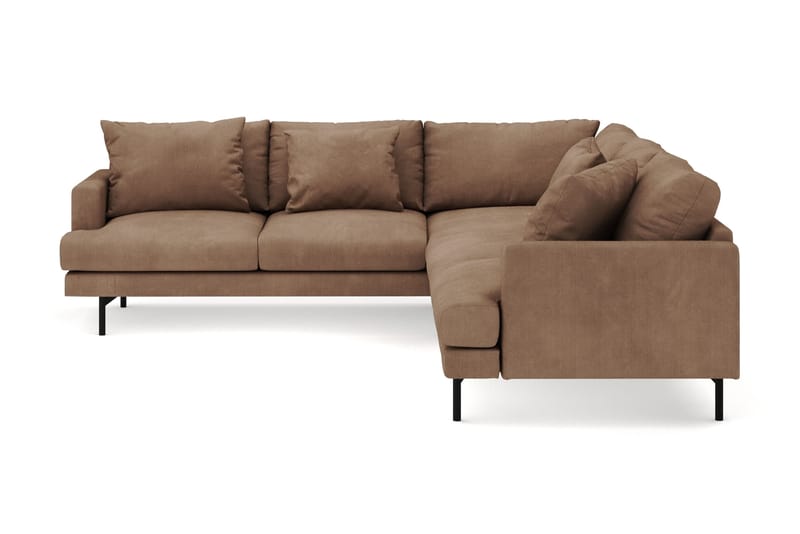 Menard 6-sits Vänstervänd L-formad Hörnsoffa i Manchester - Brun - Products - Möbler - Soffa - Hörnsoffa