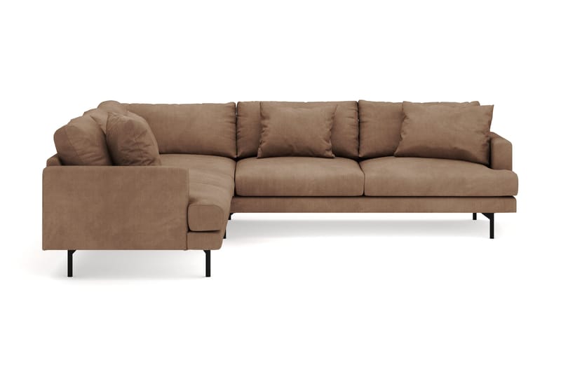 Menard 6-sits Vänstervänd L-formad Hörnsoffa i Manchester - Brun - Products - Möbler - Soffa - Hörnsoffa