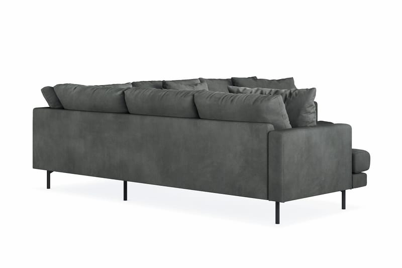 Menard 6-sits Vänstervänd L-formad Hörnsoffa i Manchester - Grå - Products - Möbler - Soffa - Hörnsoffa