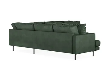 Menard 6-sits Vänstervänd L-formad Hörnsoffa i Manchester - Grön - Products - Möbler - Soffa - Hörnsoffa