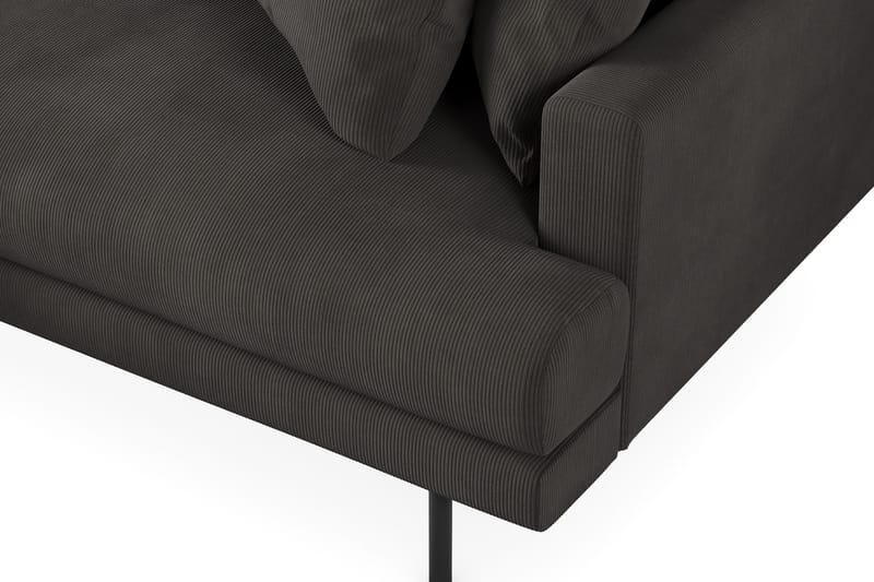 Menard 6-sits Vänstervänd L-formad Hörnsoffa i Manchester - Mörkgrå - Products - Möbler - Soffa - Hörnsoffa