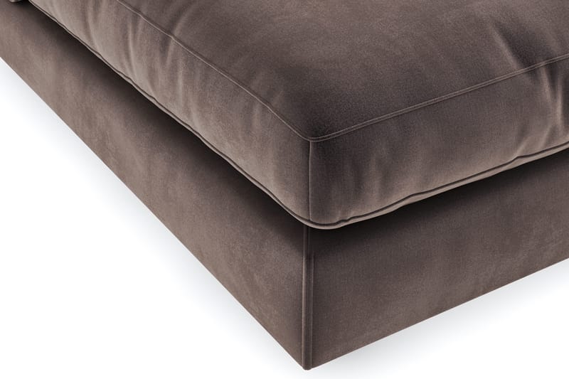 Arken 1-sits Divanmodul i Sammet - Brun - Products - Möbler - Soffa - Modulsoffa - Övriga moduler till modulsoffa