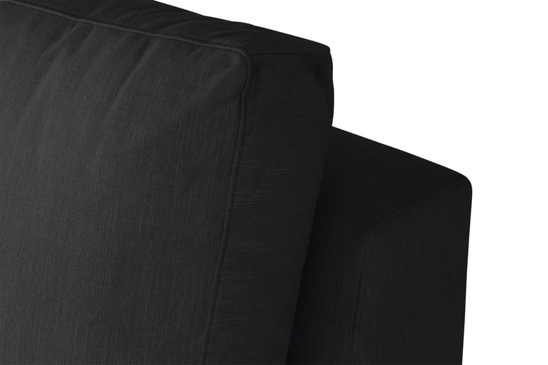 Arken 2-sits Divanmodul i Tyg - Svart - Products - Möbler - Soffa - Modulsoffa - Övriga moduler till modulsoffa