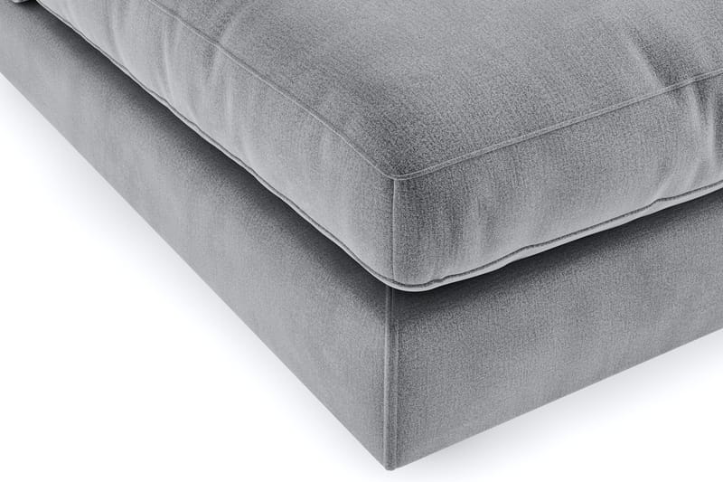 Arken 2-sits Mittmodul i Sammet 120 cm bred - Ljusgrå - Products - Möbler - Soffa - Modulsoffa - Mittmodul
