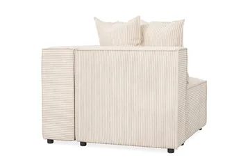 Cubo 1-sits Högermodul i Manchester 108 cm bred - Beige - Products - Möbler - Soffa - Modulsoffa - Övriga moduler till modulsoffa