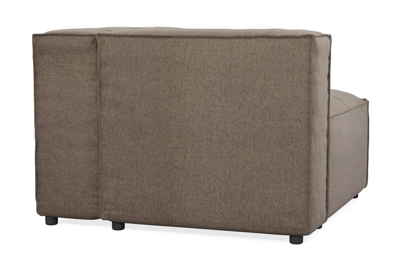 Cubo 1-sits Högermodul i Tyg 108 cm bred - Grå - Products - Möbler - Soffa - Modulsoffa - Övriga moduler till modulsoffa