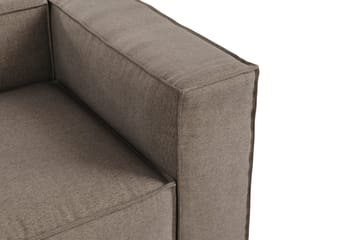 Cubo 1-sits Högermodul i Tyg 108 cm bred - Grå - Products - Möbler - Soffa - Modulsoffa - Övriga moduler till modulsoffa
