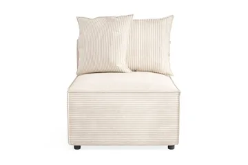 Cubo 1-sits Mittmodul i Manchester 80 cm bred - Beige - Products - Möbler - Soffa - Modulsoffa - Mittmodul