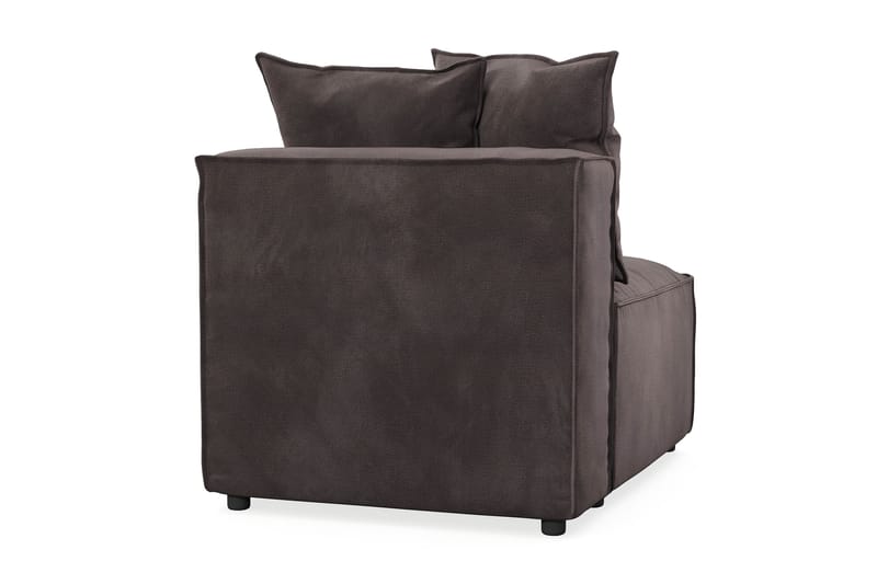 Cubo 1-sits Mittmodul i Sammet 80 cm bred - Mörkgrå - Products - Möbler - Soffa - Modulsoffa - Mittmodul