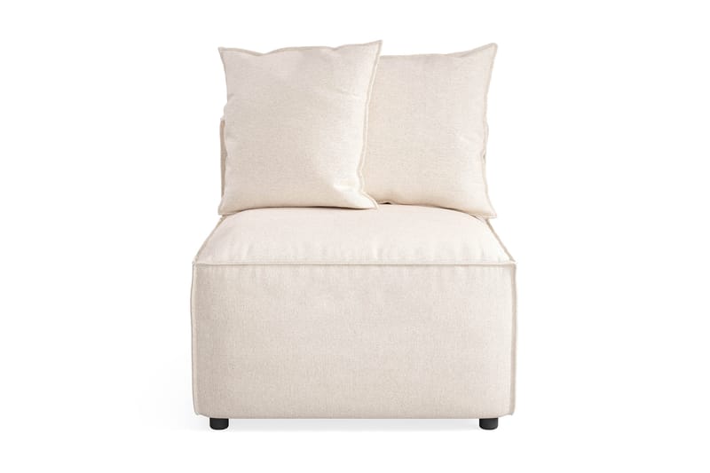 Cubo 1-sits Mittmodul i Tyg 80 cm bred - Beige - Products - Möbler - Soffa - Modulsoffa - Mittmodul