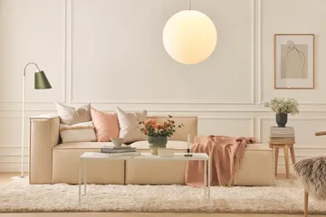Cubo 1-sits Mittmodul i Tyg 80 cm bred - Beige - Products - Möbler - Soffa - Modulsoffa - Mittmodul