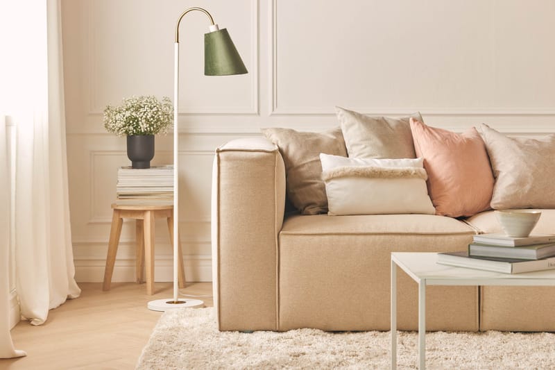 Cubo 1-sits Mittmodul i Tyg 80 cm bred - Beige - Products - Möbler - Soffa - Modulsoffa - Mittmodul