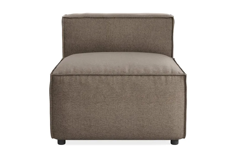 Cubo 1-sits Mittmodul i Tyg 80 cm bred - Grå - Products - Möbler - Soffa - Modulsoffa - Mittmodul