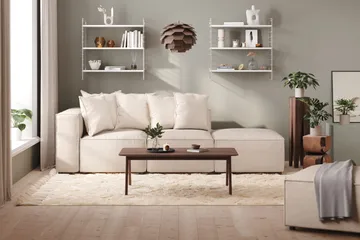 Cubo 1-sits Vänstermodul i Tyg 108 cm bred - Beige - Products - Möbler - Soffa - Modulsoffa - Övriga moduler till modulsoffa