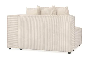 Cubo 2-sits Högermodul i Manchester 120 cm bred - Beige - Products - Möbler - Soffa - Modulsoffa - Övriga moduler till modulsoffa
