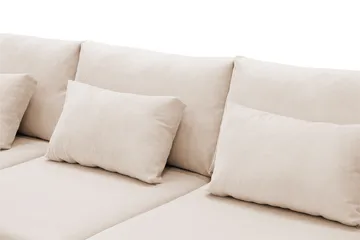 Grande Stor 7-sits U-Soffa med Divan Höger - Beige Manchester - Products - Möbler - Soffa - Modulsoffa - Komplett modulsoffa