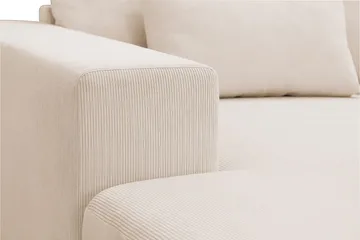 Grande Stor 7-sits U-Soffa med Divan Vänster - Beige Manchester - Products - Möbler - Soffa - Modulsoffa - Komplett modulsoffa