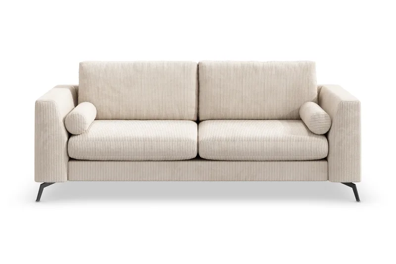Ocean Lyx 3-sits Manchestersoffa - Beige - Products - Möbler - Soffa - 3 sits soffa