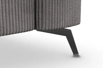 Ocean Lyx 3-sits Manchestersoffa - Mörkgrå - Products - Möbler - Soffa - 3 sits soffa