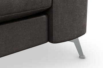 Ocean Lyx 3-sits Soffa i Konstläder - Mörkgrå - Products - Möbler - Soffa - 3 sits soffa