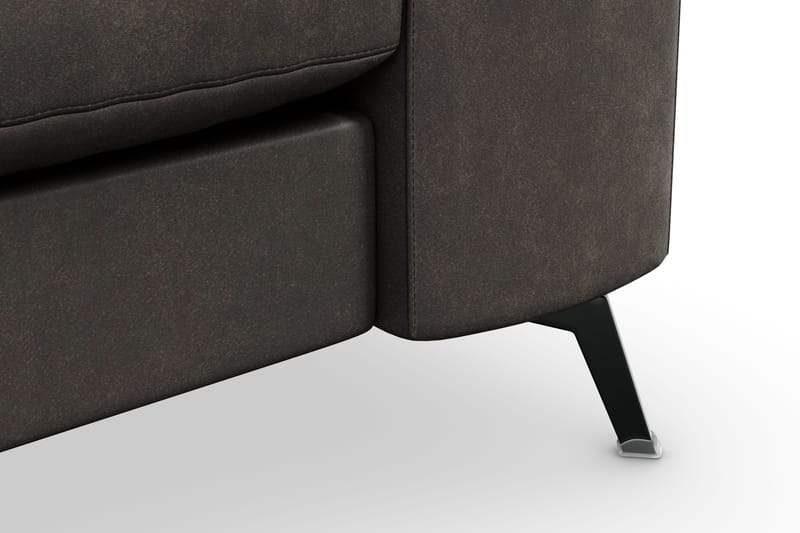 Ocean Lyx 3-sits Soffa i Konstläder - Mörkgrå - Products - Möbler - Soffa - 3 sits soffa