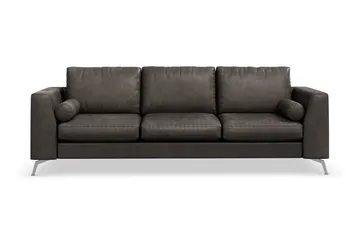 Ocean Lyx 3-sits Soffa i Konstläder - Mörkgrå - Products - Möbler - Soffa - 3 sits soffa