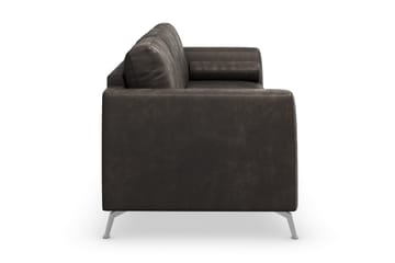 Ocean Lyx 3-sits Soffa i Konstläder - Mörkgrå - Products - Möbler - Soffa - 3 sits soffa
