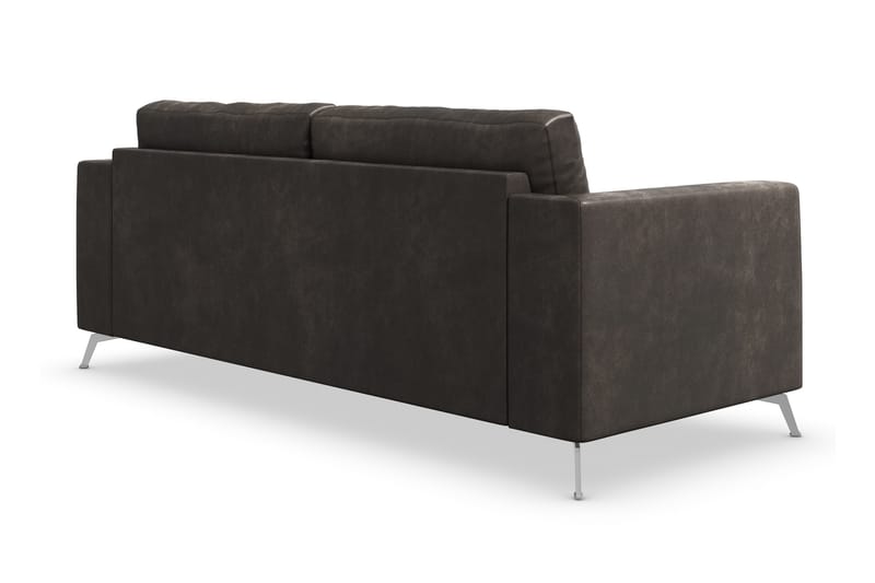 Ocean Lyx 3-sits Soffa i Konstläder - Svart - Products - Möbler - Soffa - 2 sits soffa