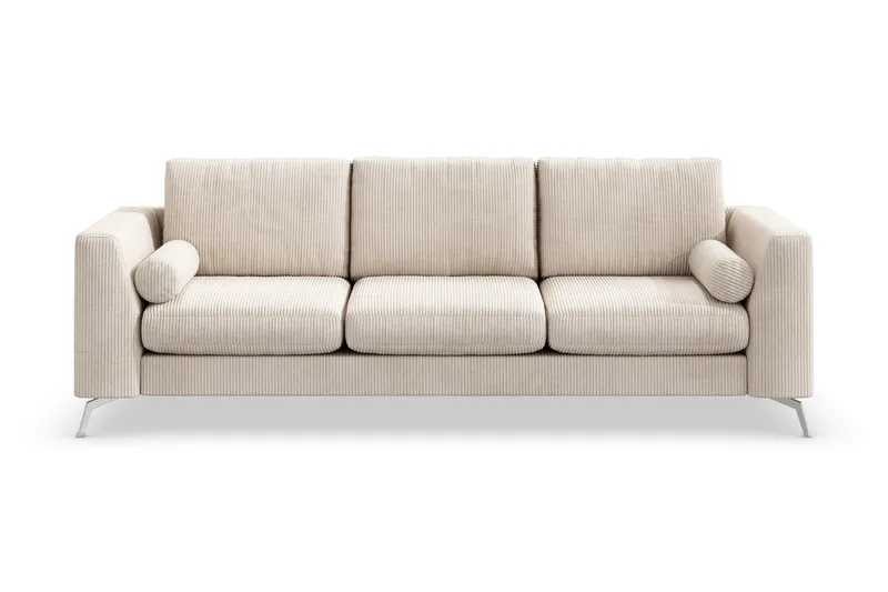 Ocean Lyx 4-sits Manchestersoffa - Beige - Products - Möbler - Soffa - 4 sits soffa