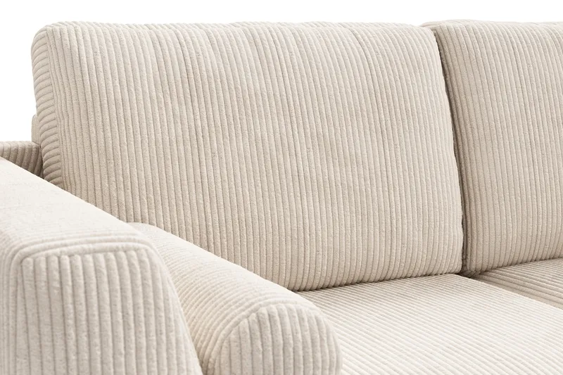 Ocean Lyx 4-sits Manchestersoffa - Beige - Products - Möbler - Soffa - 4 sits soffa