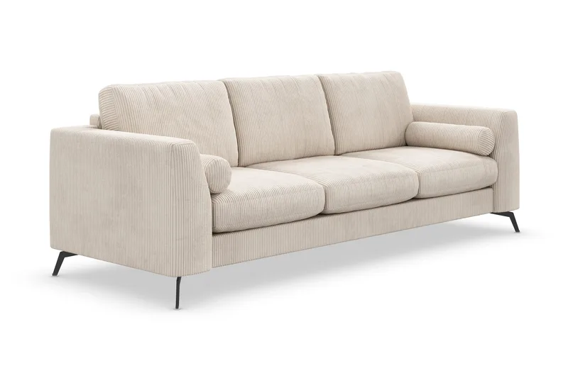 Ocean Lyx 4-sits Manchestersoffa - Beige - Products - Möbler - Soffa - 4 sits soffa