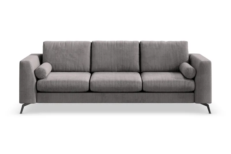 Ocean Lyx 4-sits Manchestersoffa - Mörkgrå - Products - Möbler - Soffa - 4 sits soffa