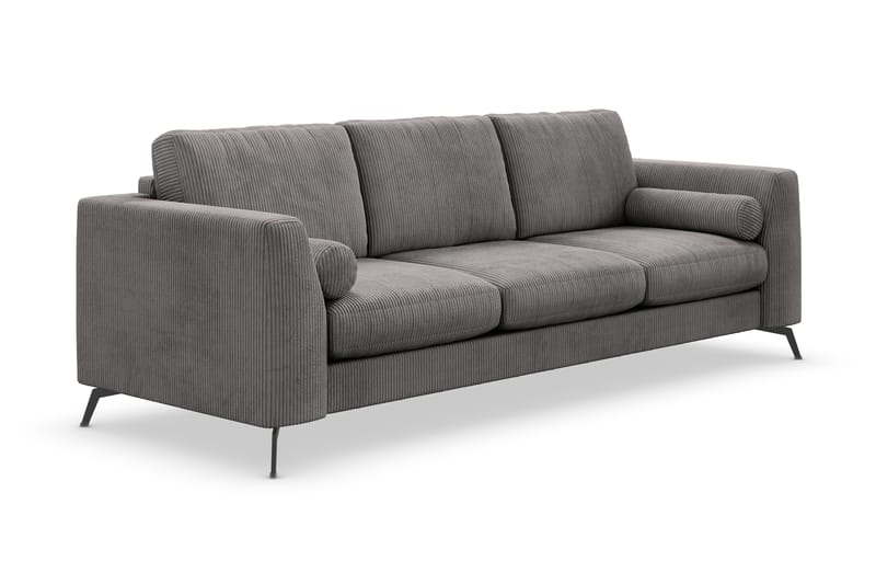 Ocean Lyx 4-sits Manchestersoffa - Mörkgrå - Products - Möbler - Soffa - 4 sits soffa