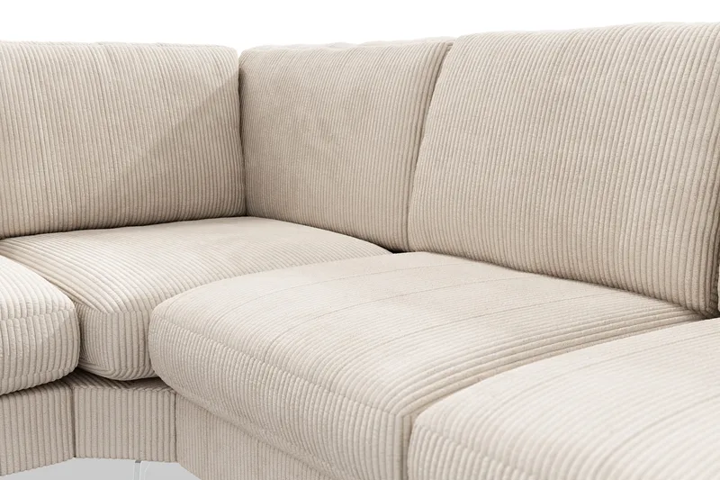 Ocean Lyx 5-sits Vändbar L-formad Hörnsoffa i Manchester - Beige - Products - Möbler - Soffa - Hörnsoffa