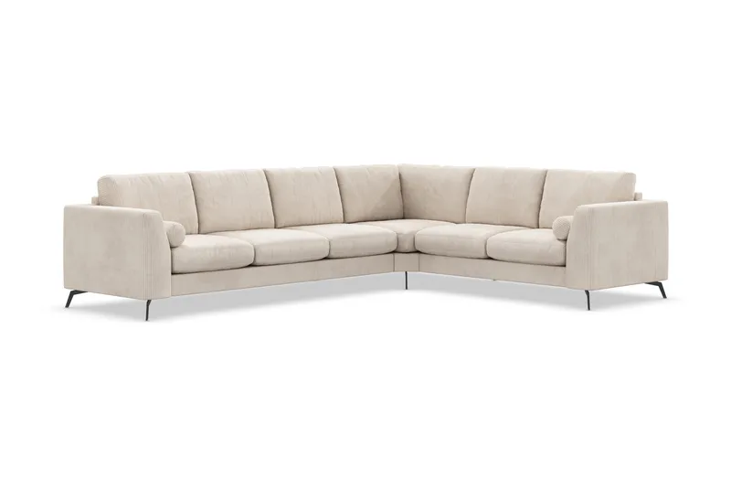 Ocean Lyx 5-sits Vändbar L-formad Hörnsoffa i Manchester - Beige - Products - Möbler - Soffa - Hörnsoffa