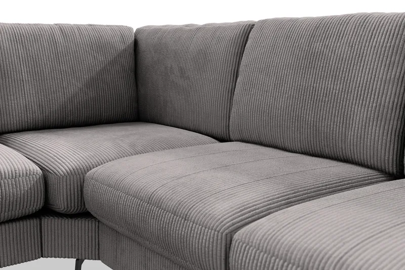 Ocean Lyx 5-sits Vändbar L-formad Hörnsoffa i Manchester - Mörkgrå - Products - Möbler - Soffa - Hörnsoffa