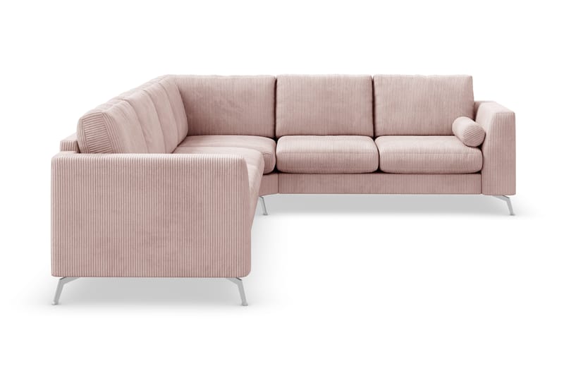 Ocean Lyx 5-sits Vändbar L-formad Hörnsoffa i Manchester - Rosa - Products - Möbler - Soffa - Hörnsoffa