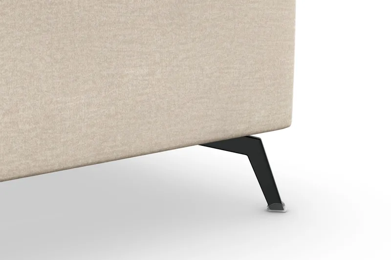 Ocean Lyx 5-sits Vändbar L-formad Hörnsoffa i Sammet - Beige - Products - Möbler - Soffa - Hörnsoffa